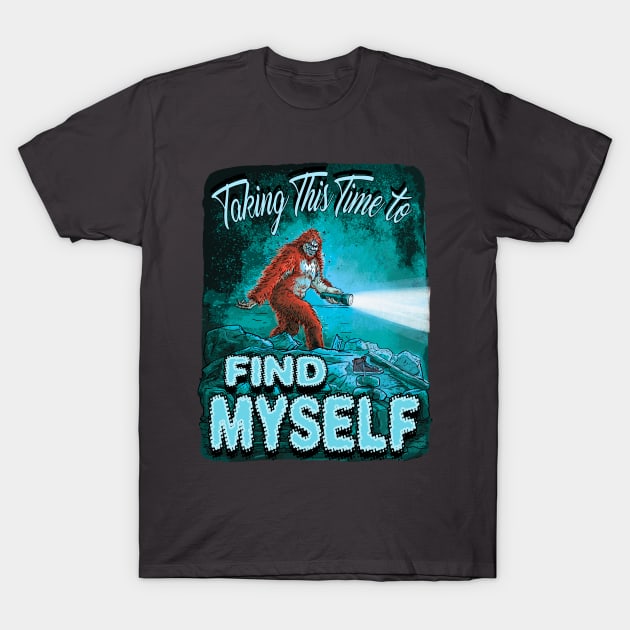 Time To Find Myself T-Shirt by Mudge